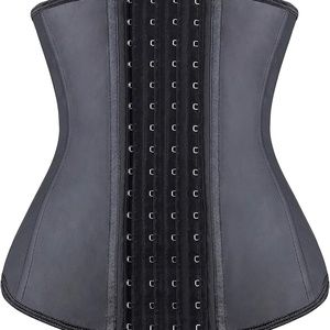 YIANNA Waist Trainer for Women Latex Underbust Waist Corsets Cincher Hourglass B